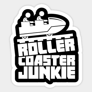 Roller Coaster Theme Park Thrill Ride Sticker